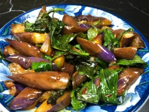 Thai Basil Eggplant Stir Fry - Oh Snap! Let’s Eat!